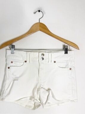American Eagle Outfitters White Denim Women's Shorts